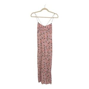 Zara Pink Floral Maxi Dress